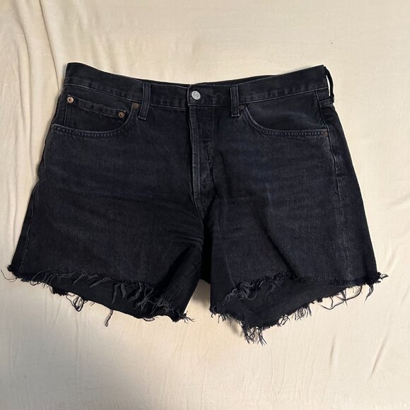 Agolde Parker Vintage Cut Off Short black - size 32 - Picture 7 of 7